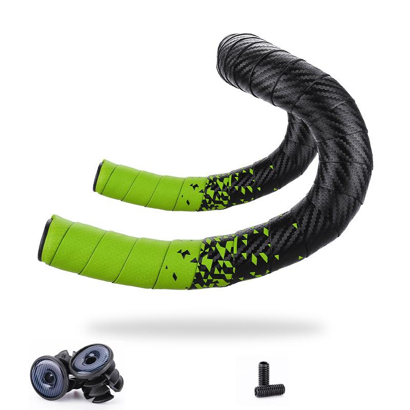 Bicycle Handlebar Tape Anti-Vibration PU EVA Bent Cycling Road Bike Tapes Racing Breathable Non-Slip Handle Bar Belt Wrap