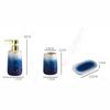 Blue Ceramic Bathroom Amenity Set Starry Sky Gold Sprayed Bathroom Accessories Home Lotion Bottle Tooth Brushing Cup Soap Dish
