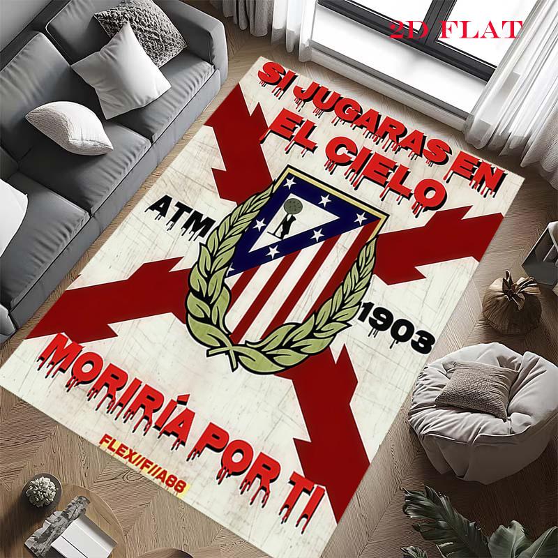 Atleti Carpet Rug for Living Room Bedroom Home Sofa Decoration,Kids play Nonslip Floor Mat