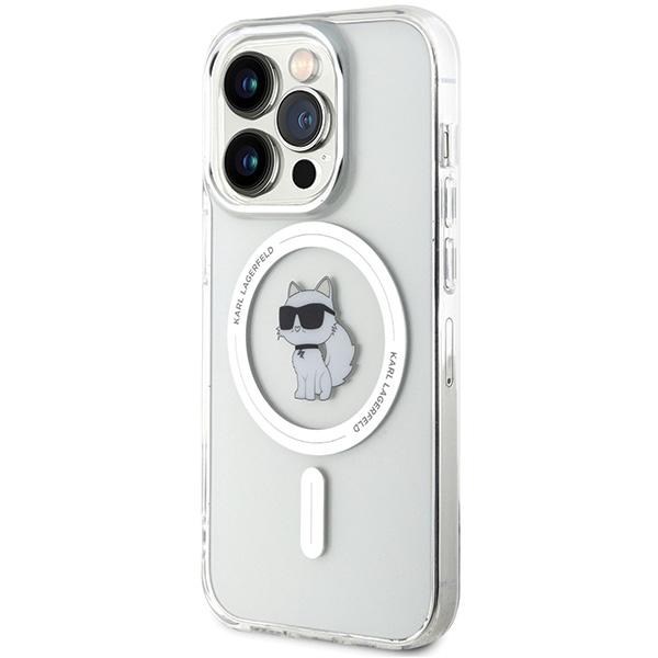 Karl Lagerfeld Klhmp14Lhfccnot Iphone 14 Pro 6.1 Przezroczysty/Transparent Hardcase Iml Choupette Magsafe