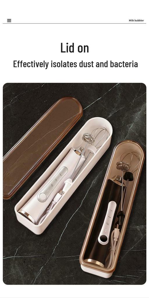 Electric Handheld Egg & Milk Frother for Coffee & Whipping