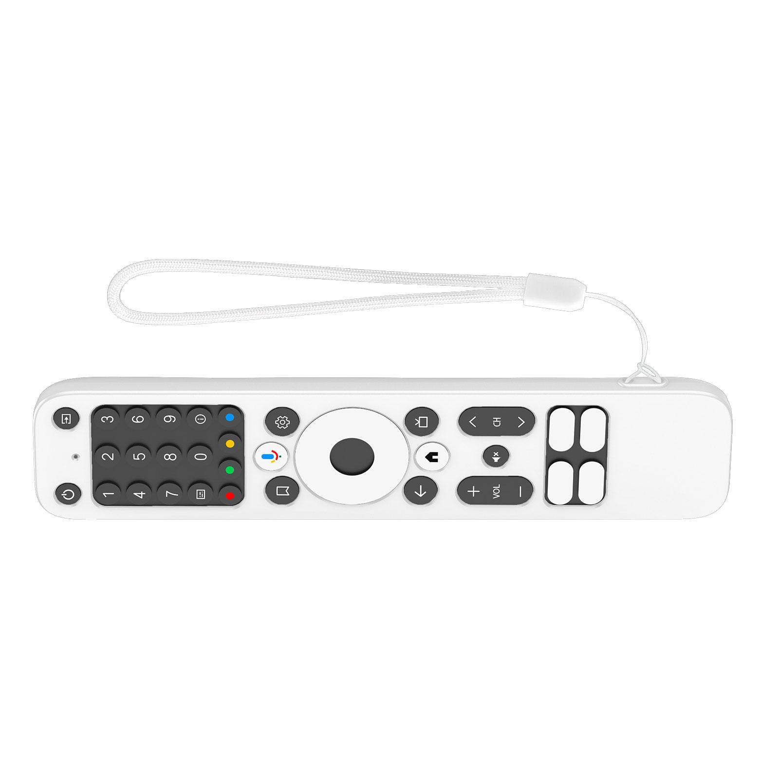 Чехол-кожура с дистанционным управлением для Homatics Box R 4K, безопасный для кожи, силиконовый чехол-рукав, мягкий ударопрочный чехол-оболочка белый