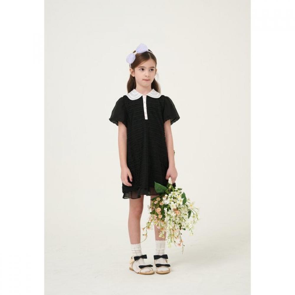 

The Coffee Bean Tea Leaf Black Lace Frill Dress Bz24op03bk 120