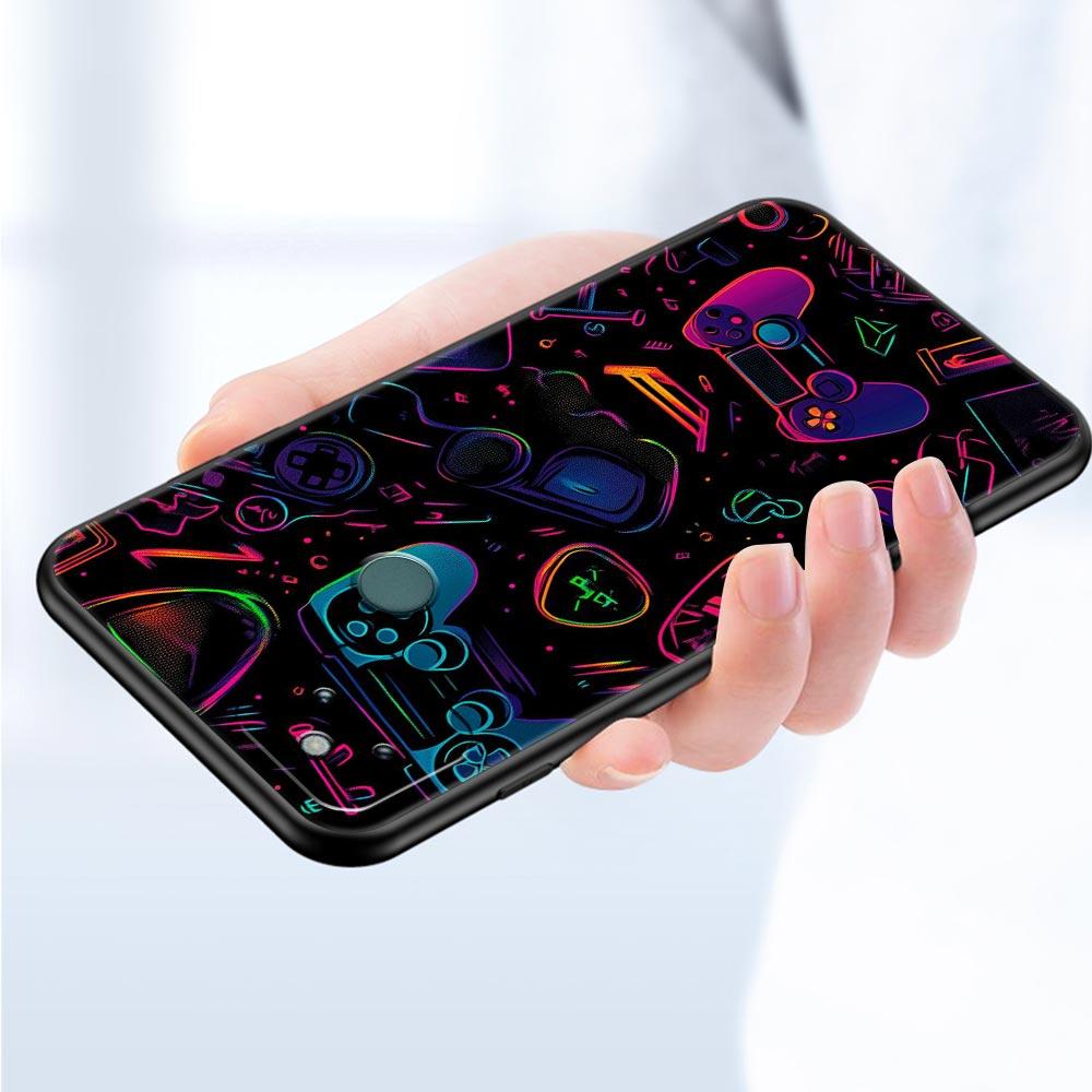 Custodia Cover per Telefono Grafica Game Controller per Google Pixel 10 9 8 7 6 9A 8A 7A 6A Pro Antiurto Morbida TPU 9 Pro XL Guscio Capas