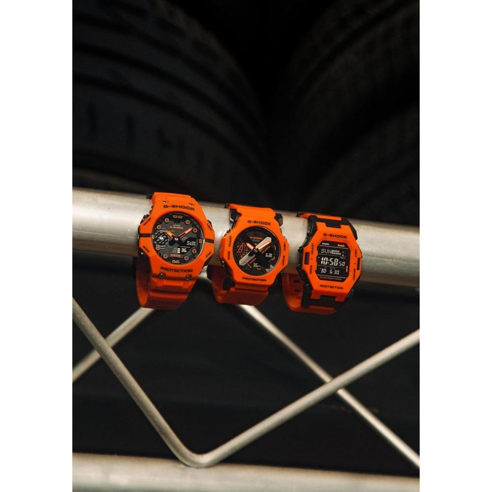 CaSio Men S G Shock Bluetooth biomaSS plaStic oranGe Limited Gd B500fl 4jf