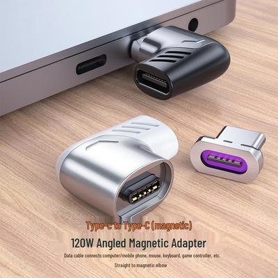 Magnetic Type-C Charger Adapter 20V 5A 120W for MacBook & Phone