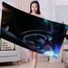 Star T-Treks Big Microfiber Beach Towels Quick Dry Towel Sand Beach Towels Pool Towel for Travel Swim Pool Yoga