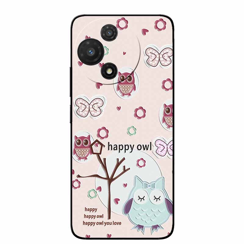 3D Cartoon Emboss Case For TCL 60R / TCL 60 SE NxtPaper Relief Embossed Retro Silicone Covers For 60 SE NXTpaper 5G Anime Bumper