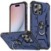 For Apple iPhone 16 15 14 Plus 13 12 Mini 11 Pro X XR XS Max 7 8 Plus SE 2020 2022 Case High Quality Hard PC + TPU Shockproof Rotate Ring Stand Cover