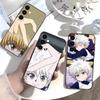 S-Killua Zoldyck H-Hunter X Hunter Phone Case For Samsung Galaxy A73,A72,A71,A70,A52,A51 Others Soft Black Cover