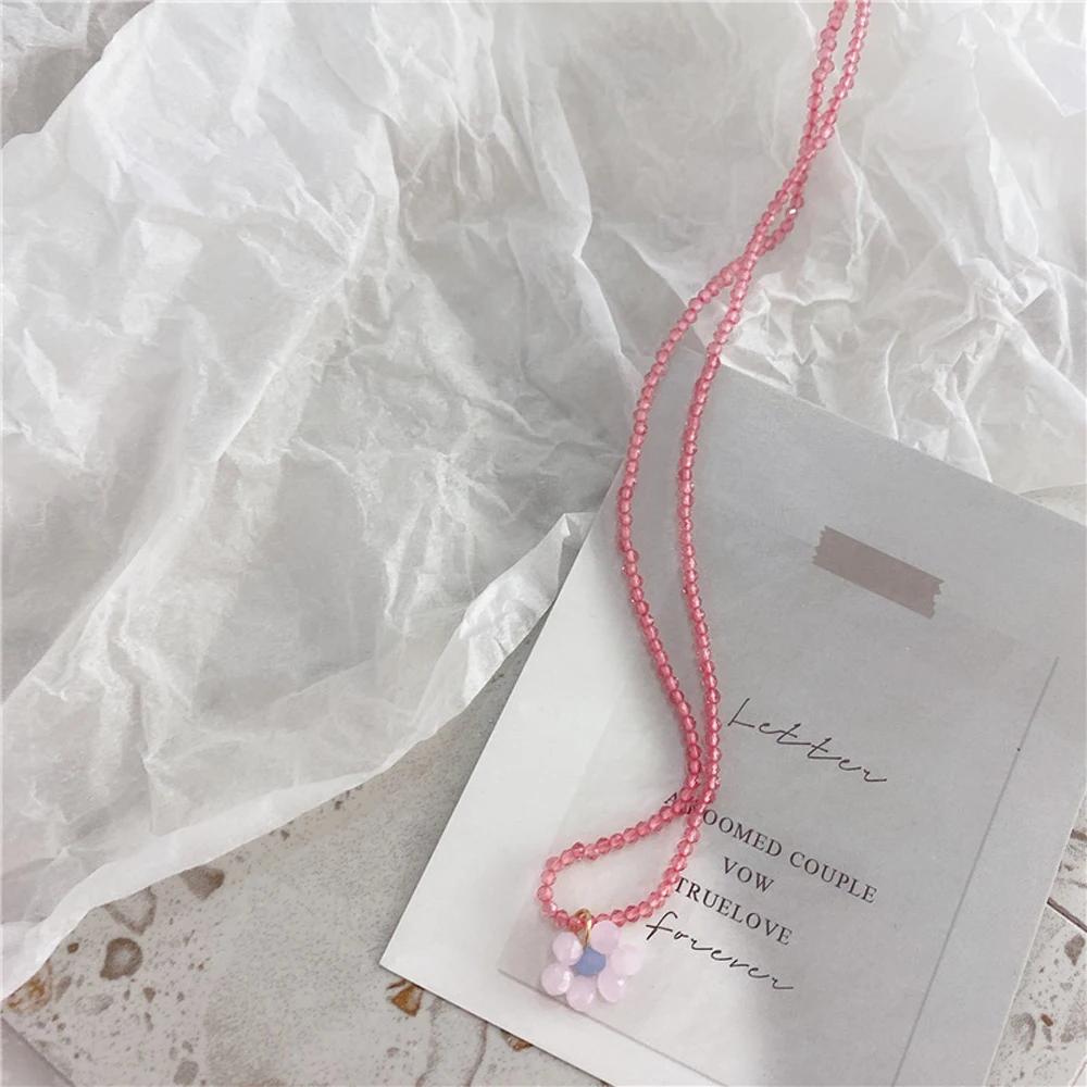 Cute New Women Jewelry Flower Party Necklace Daisy Beaded Chocker