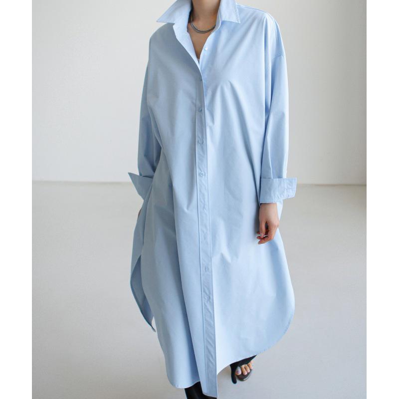 Korejský šik retro větrovka se stojáčkem: Dlouhý rukáv, jednořadé zapínání, volný střih pro ženy