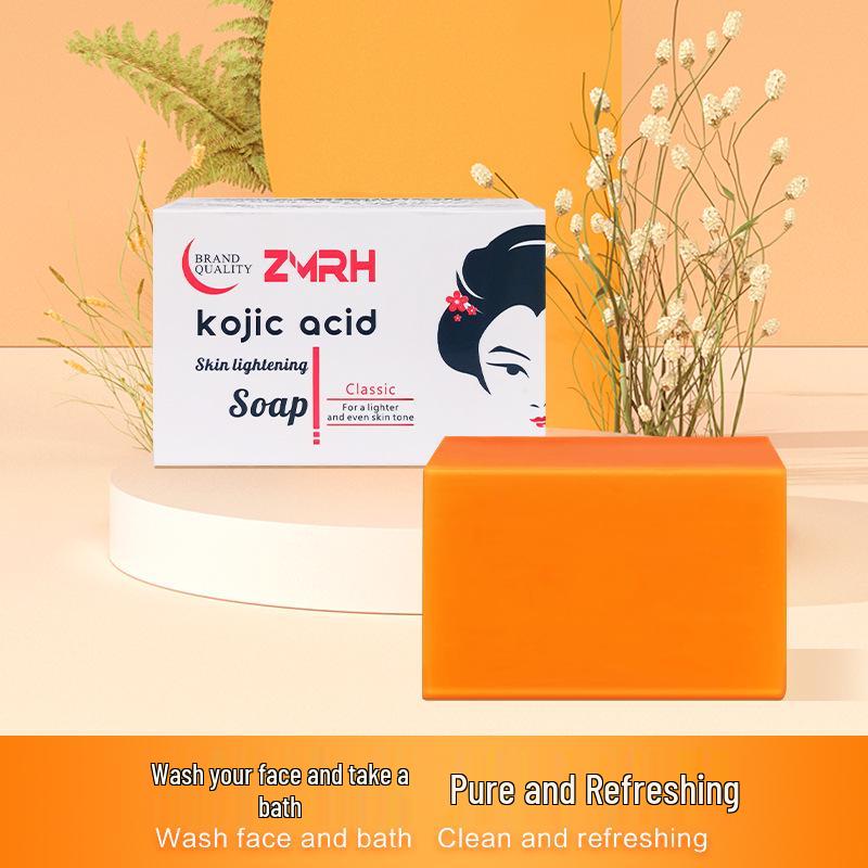 Kojic Acid Facial & Bath Soap: Moisturizing, Gentle Handmade Cleansing Essence.