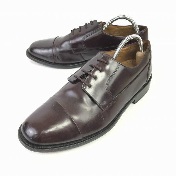 

USA Bostonian Leather Straight Tip Shoes [26.5/Red Brown] Business Shoes(USED)