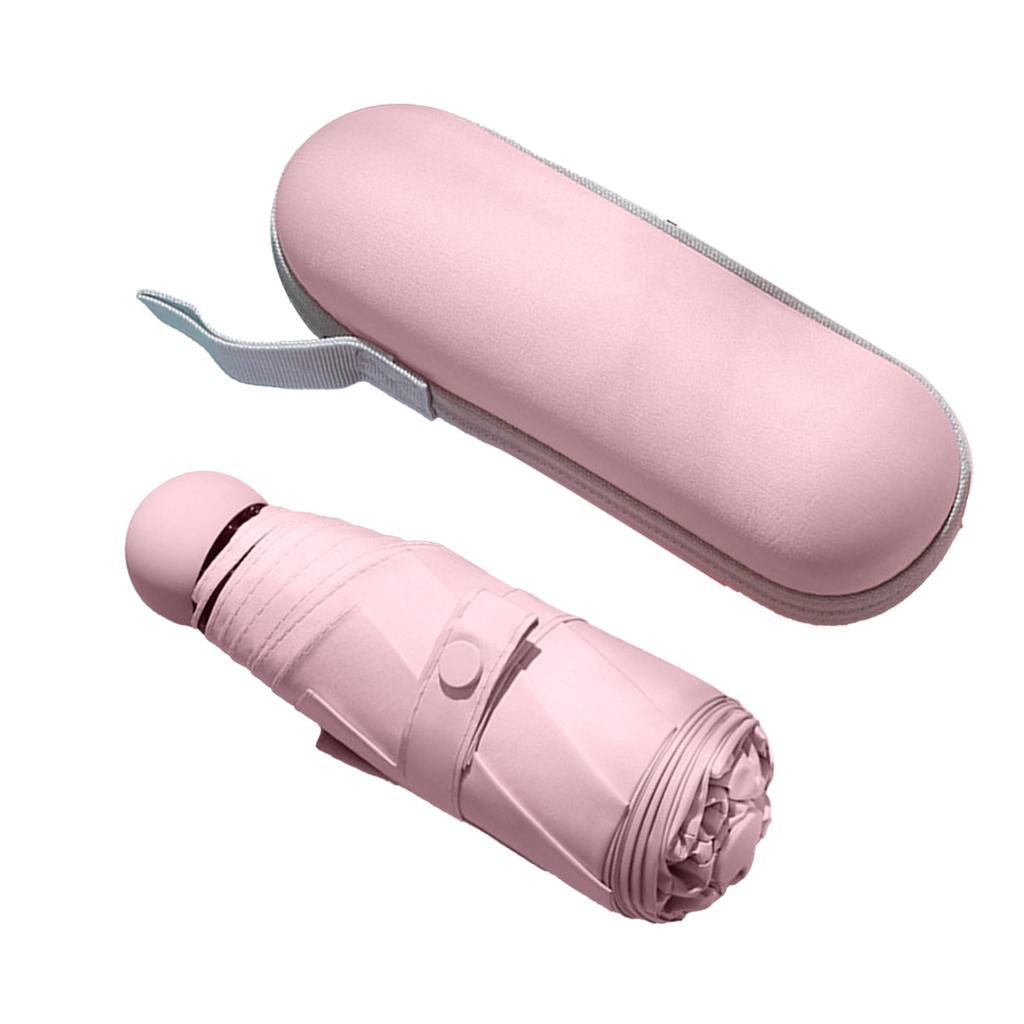 Folding Umbrella 5 Fold Waterproof Comfortable Handle Tarpaulin Plastic Portable Umbrella for Sunny