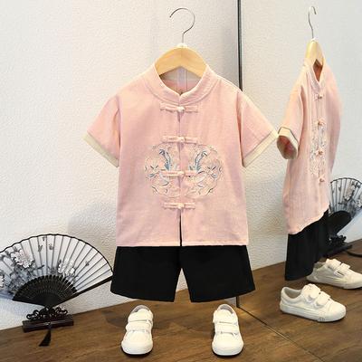 Children's Hanbok Summer Chinese Style Boys Performance Clothes Girls Ancient Style Tang Suit Kindergarten Performance Suit Suit Suit