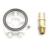 Universal Aluminum Oil Filter Sandwich Plate Thread Adapter, Oil Cooler Pressure Temp Gauge Adapter Kit
