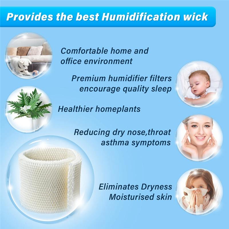 MAF1 Wick Humidifier Filter for Aircare Humidifier Filters -Compatible for Essick Air Emerson Moistair Filter - 2 Pack