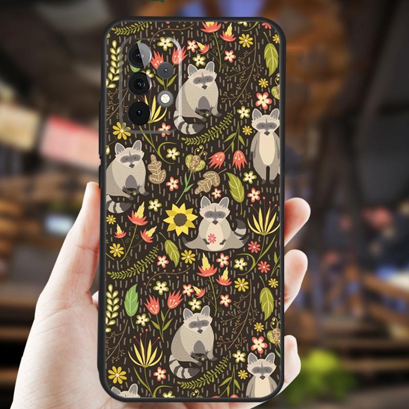 Süße Waschbär Hülle Für Samsung Galaxy A34 A06 A05 A32 A16 A55 A36 A26 A54 A14 A22 A52 A35 A15 A53 A13 A56