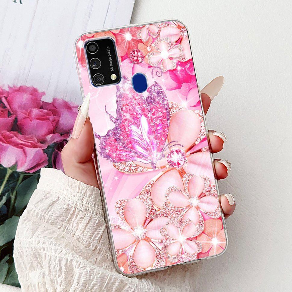 Cute Cat Caroon Cover For Samsung Galaxy A21s Case Soft Silicone Fundas Phone Cases For Samsung A 21s  A21s SM-A217F Full Bumper