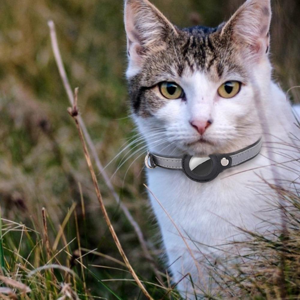 

PU Leatherwear Kitten Necklace Buckle Reflective Strap New Cat Collars