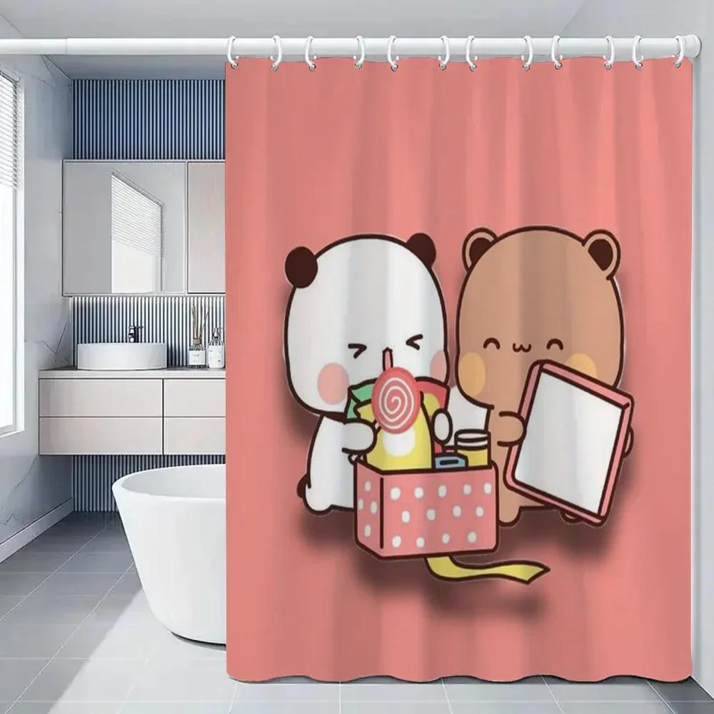 1pc BUBU DUDU Bathroom Curtains Bath Curtain Folding Partition Shower Accessories Bedrooms Luxury European Polyester Fabric