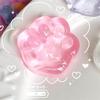 3/5Pcs Clear Cat Paw Squeeze Toy Anxiety Stress Relief Transparent Kitten Paw Pinch Sensory Toy Kids Teens Adults Soft