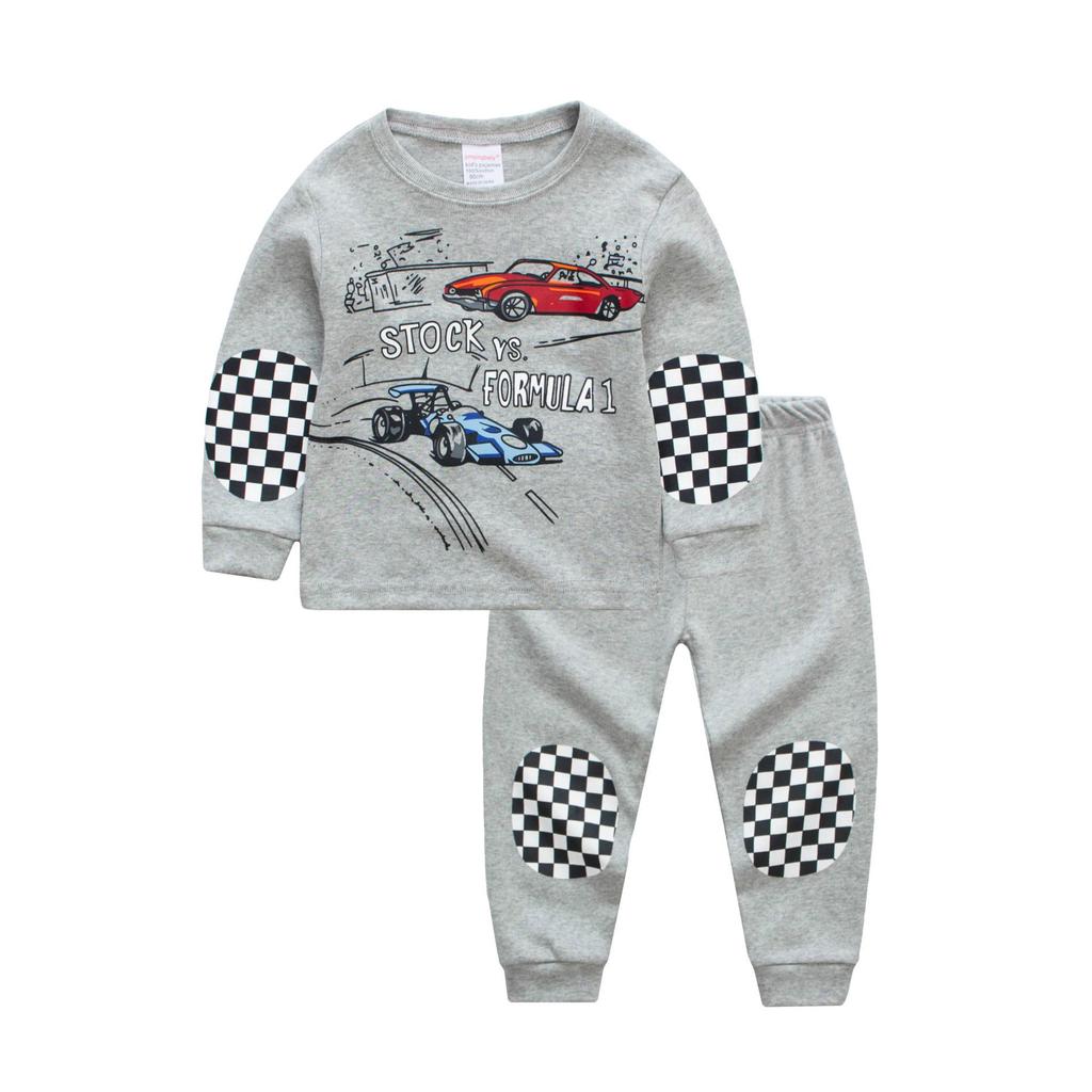 2025 Dinosaur Pattern Kids Homewear Set - Children's Clothing