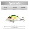 Neuer Crankbait Wobbler Köder 38mm/8g 48mm/11g Hochwertige Haken 10 Verschiedene Farben Künstlicher Köder Harte Angelköder