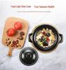 Hochtemperaturbeständiger Keramik-Schmortopf zum Kochen von Eintöpfen, Suppen und Brei
