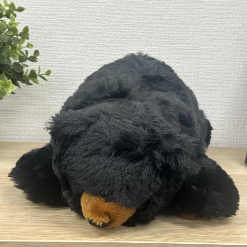Cute Sales Plush Toy, Black Bear, Size L, Z0383
