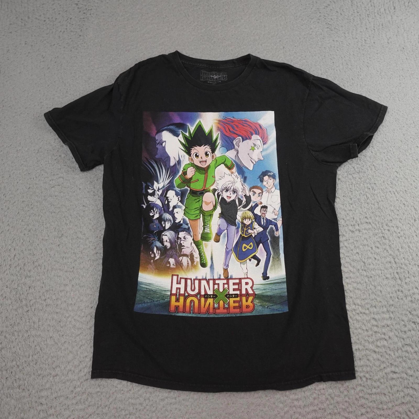 

Футболка Hunter X Hunter Мужская L Черная Аниме Манга Графическая С Круглым Вырезом 3XL