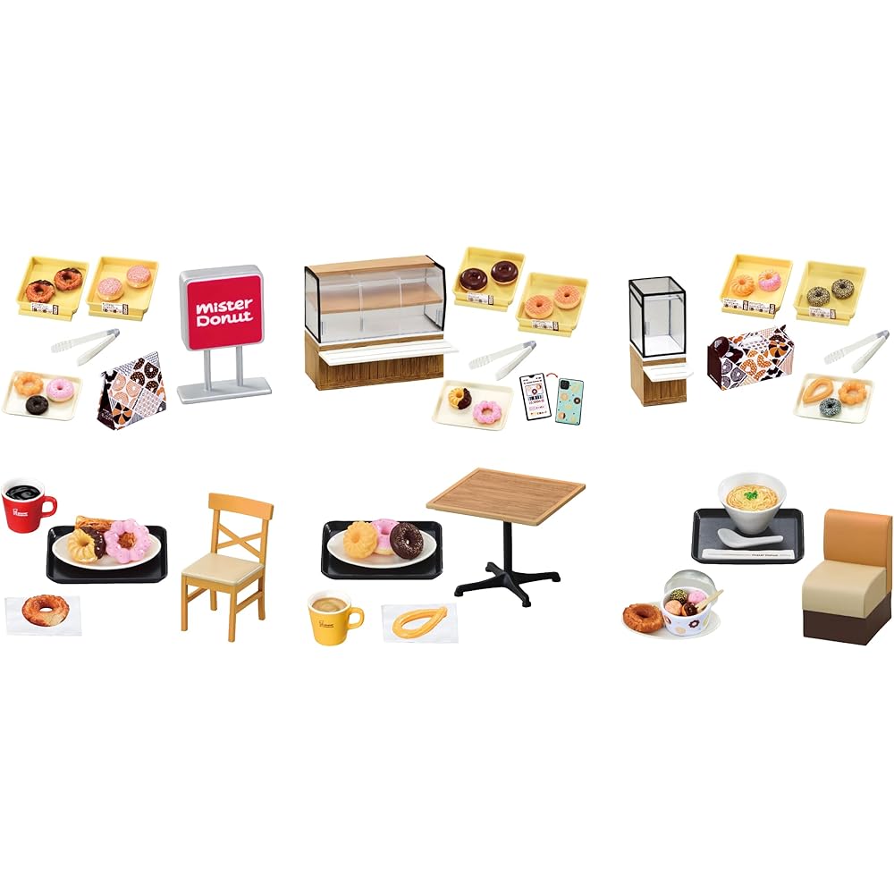 

Marui Shiawase Mister Donut Round Donut Assortment 6 Pieces