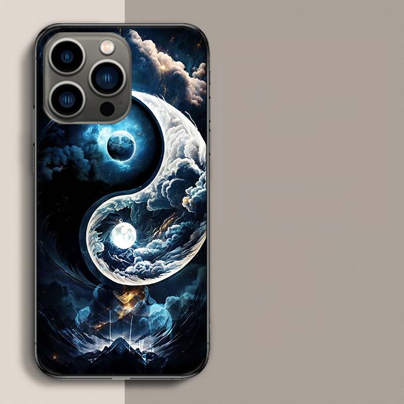 

Balance of Elements The Eternal Yin-Yang Phone Case For Iphone 17 Air 15 Pro 14 Plus 16 Pro Max 12 13 Mini 11 16E X XS Cover Cut iPhone 17 Air