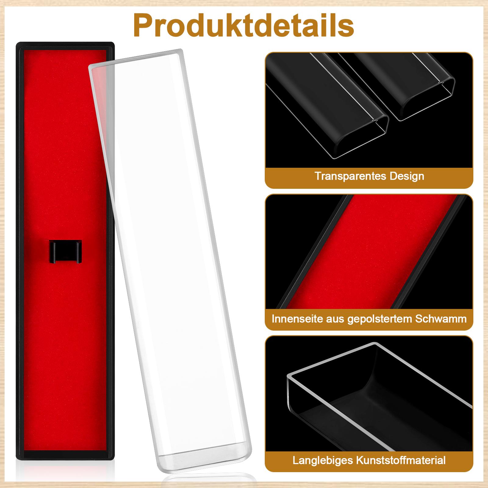 

6 Pieces Pencil Case Pen Gift Box Ballpoint Pen Gift Box Pens Packaging Box For School Stationery Office Accessories Jewelry Box чистый