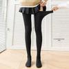 Plus-Size Fleece-Lined Non-Slip Thigh-High Socks for Women - Extra Thick, Over-the-Knee, Ideal for Autumn/Winter