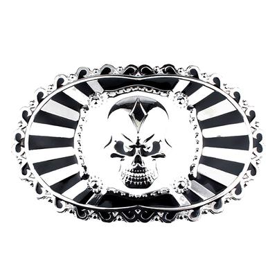 2pcs Cowboy Western Skull Skeleton Head BIKER TO THE BONE Belt Buckle Men/'s