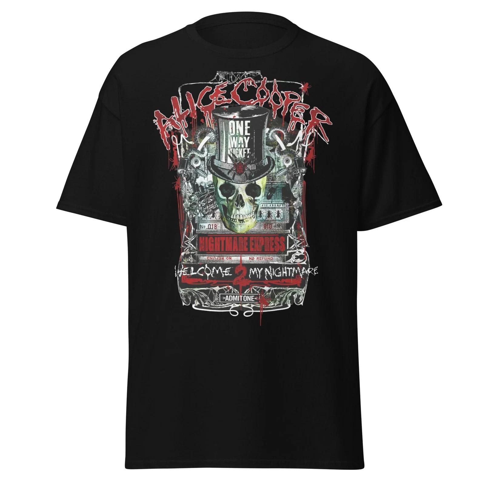 Alice Cooper Nightmare Express Jumbo Print T Shirt M