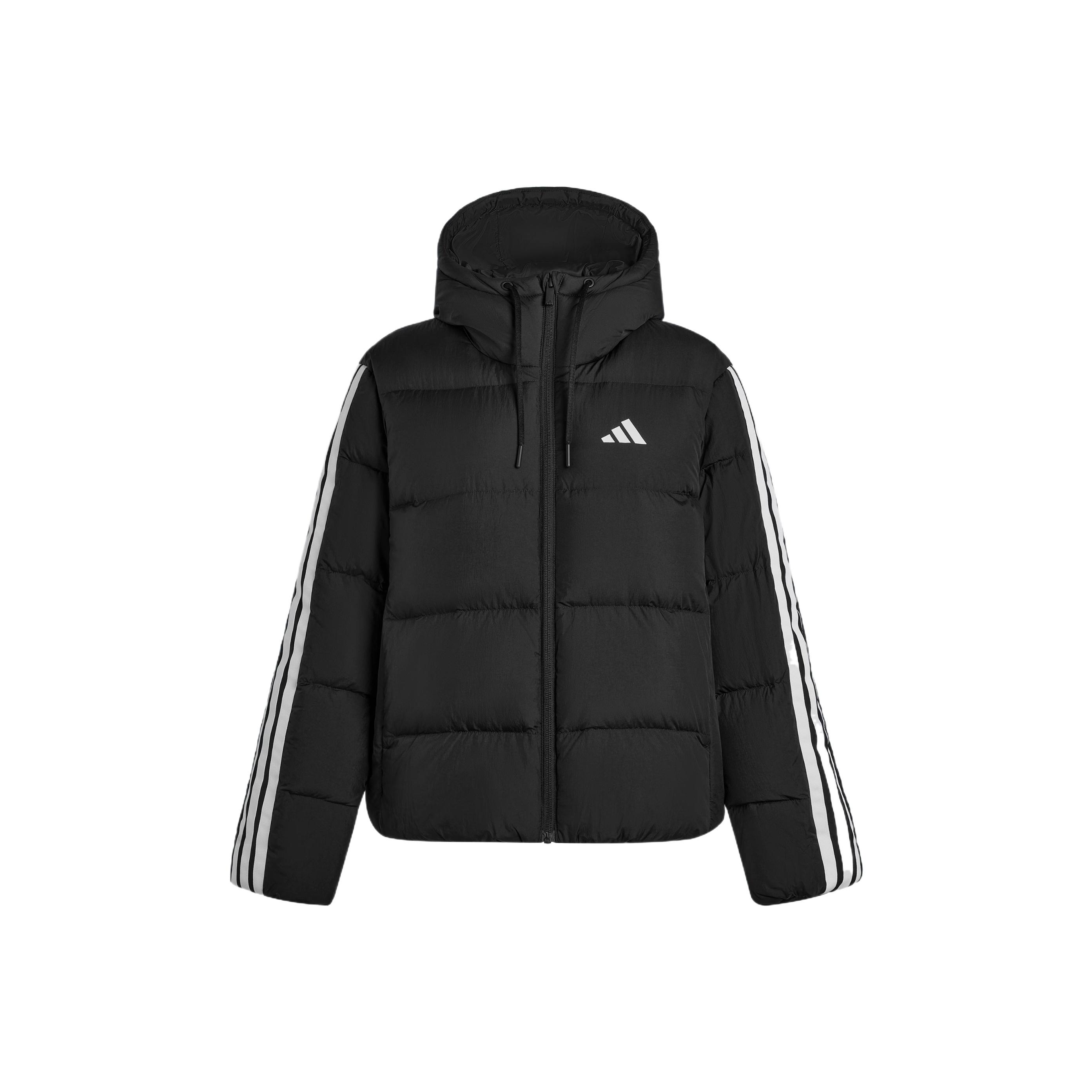 

Adidas Essentials Skin-Friendly Comfortable Hooded Down Jacket, Women Outerwear Black KH3978 2XL