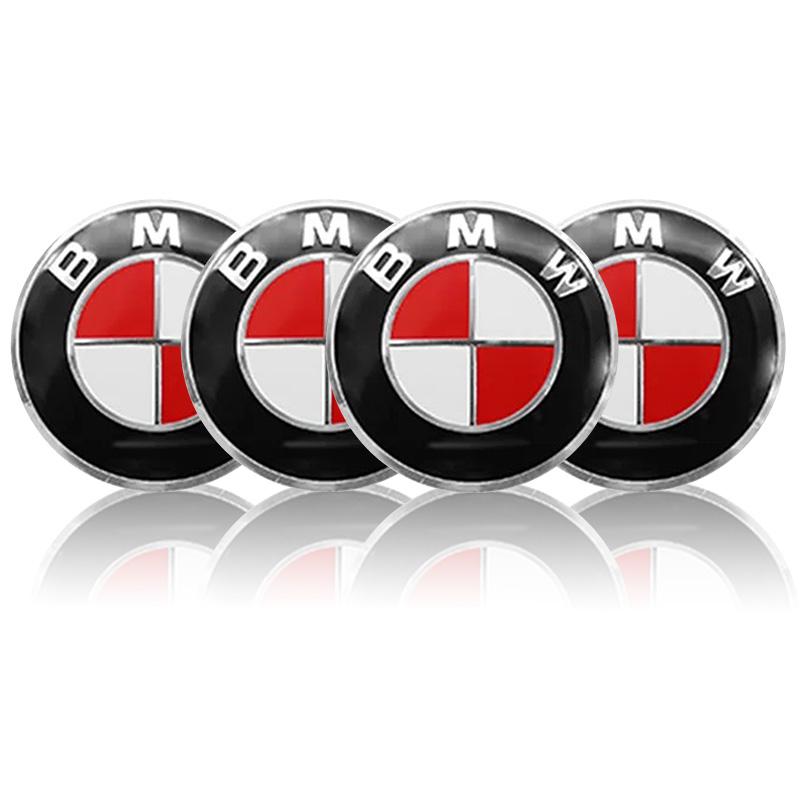 FA64Pc 50mm 60mm 56mm Wheel Center Caps Emblem Badge Sticker 50th Anniversary For BMW E39 E46 E90 E60 E87 E53 F10 F20 F30 M X3 X5