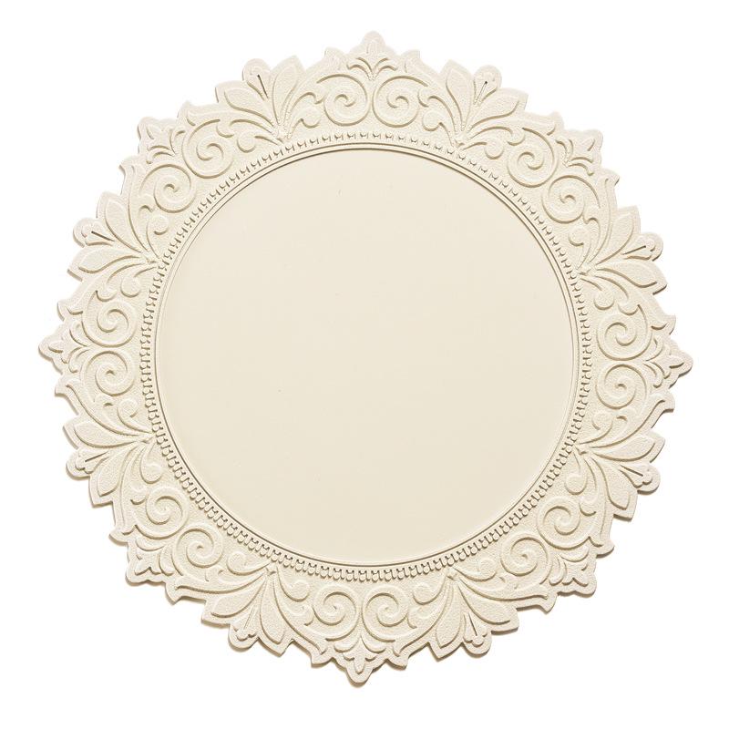 Nordic Silicone Embossed Lace Heat-Resistant Mat - Placemat, Teacup, Bowl, Pot, and Dinner Plate Accessory