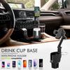 Univerzální multifunkční držák na poháry do auta 360° nastavitelný držák na mobil stojánek pro mobilní telefon GPS klips kolébky Příslušenství
