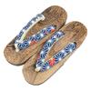 Geta Burnt Paulownia Tea [KYOETSU] [Kyoetsu] Sandals, Wood, Base, Women's (M, 15)