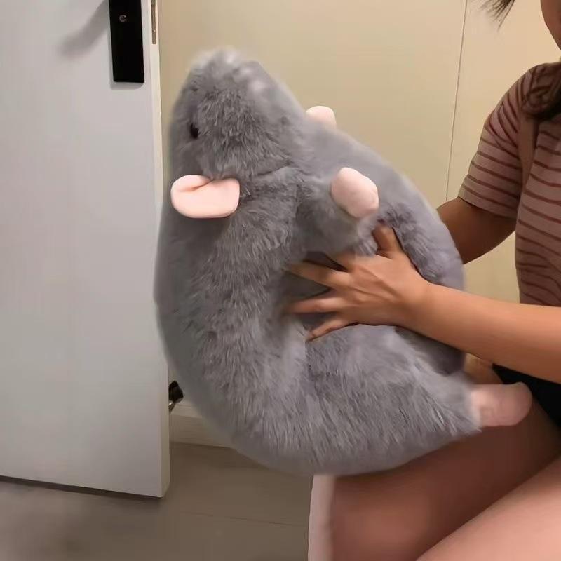 Cute Oversized Big Mouse Plush Pillow, Simulation Cartoon Rat Doll 35/50/90cm, Birthday Gift