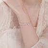 925 Sterling Silver Star Beaded Bracelets For Women Vintage Korean Double Layered Adjustable Bracelet Party Exquisite Jewelry