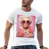 Pink Lady Funny Portrait Tshirt T Shirt Unisex Designer T Shirts For Unisex Cotton Anime T Shirts For Unisex Tshirt