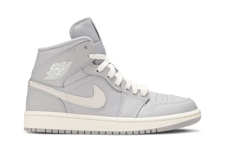 Jordan 1 Mid Atmosphere Grey Pale Ivory (Women's)