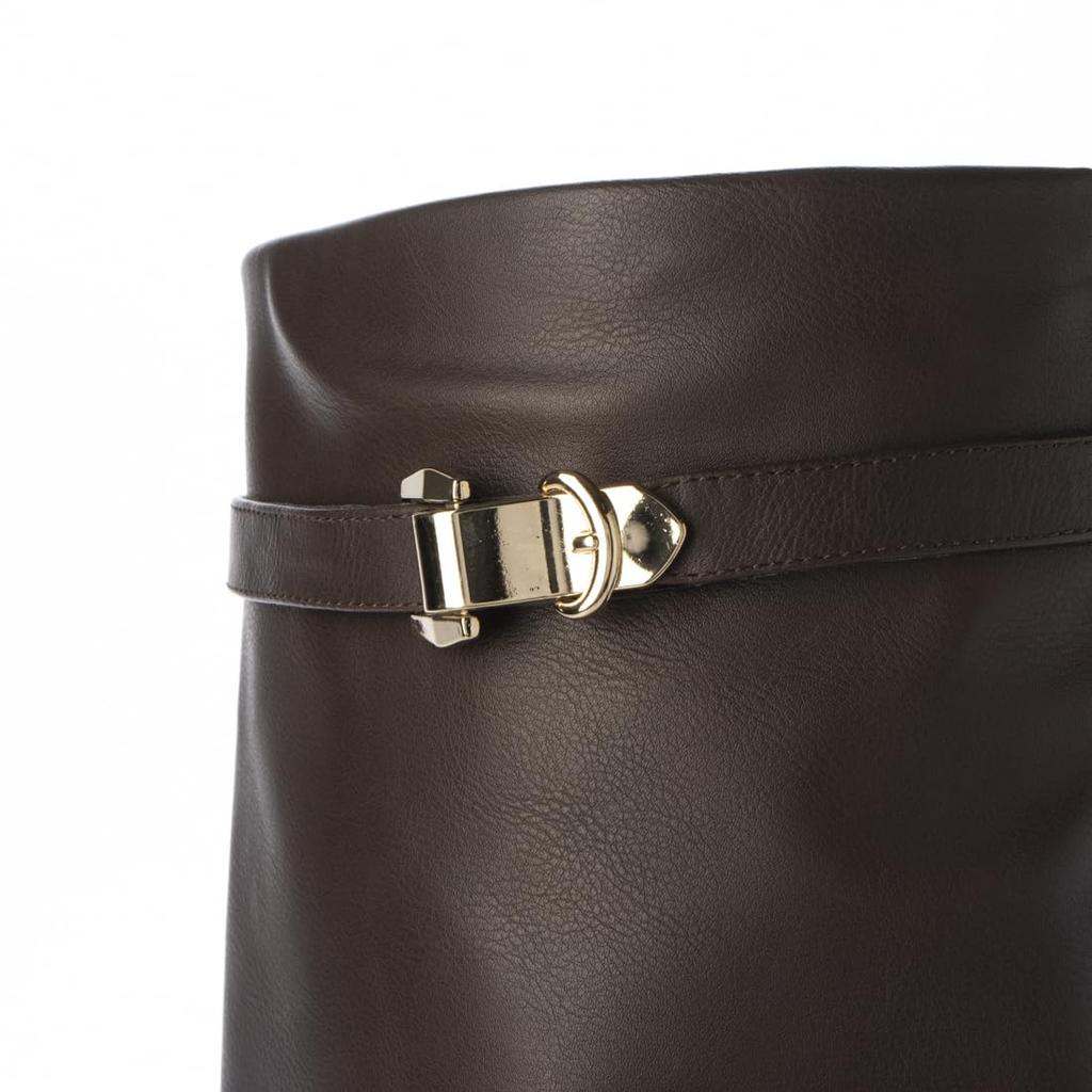 Evol Fashion Boots, Wide Shaft Boots with Removable Belt