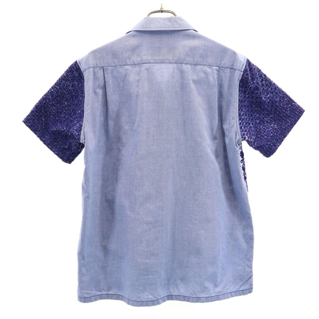 MIHARA YASUHIRO Made In Japan Short Sleeve Pattern Change Open Collar Shirt Men's Used