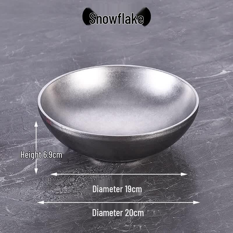 Bozhen Craftsman 304 Stainless Steel Korean Style Noodle & Soup Bowls